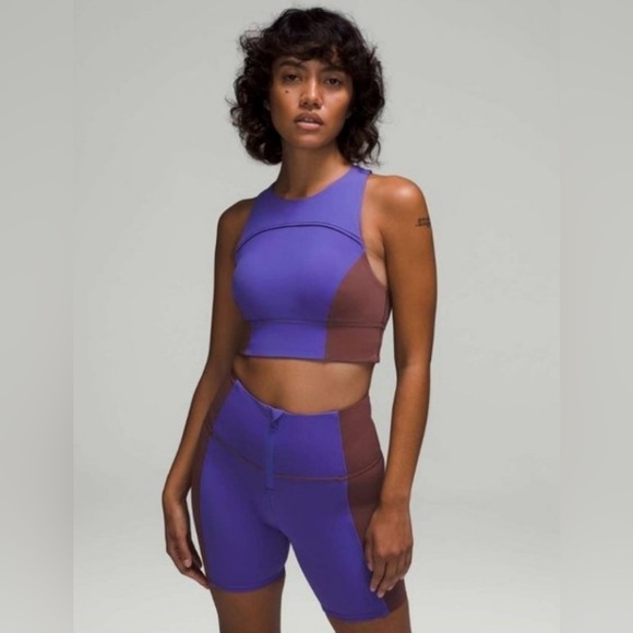 NWT Lululemon Set- Lululemon Hike to Swim Bra and Hike to Swim Shorts Size 4 - Picture 1 of 4